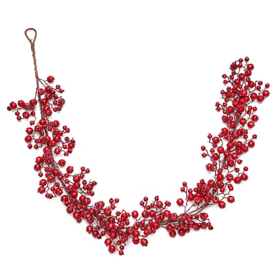 72" Red Berry Artificial Christmas Garland
